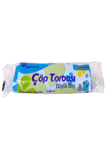Canhome Büyük Boy Çöp Torbası 65*80cm 50 Paket x 10 Adet