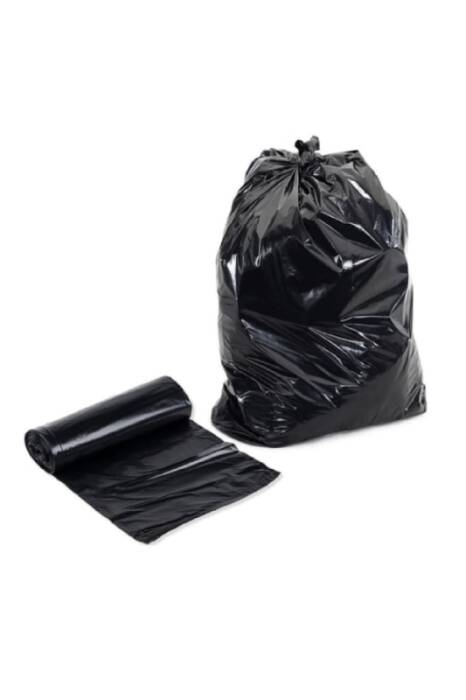 Canhome Çöp Torbası 120*150 cm 800g Siyah 10 Paket x 10 Adet - 1