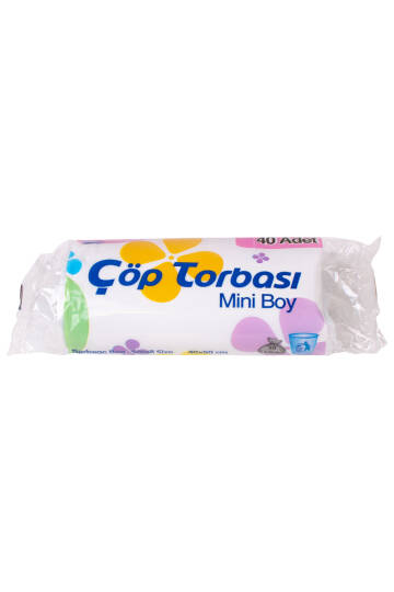 Canhome Mini Boy Çöp Torbası 40*50cm 50 Paket x 40 Adet