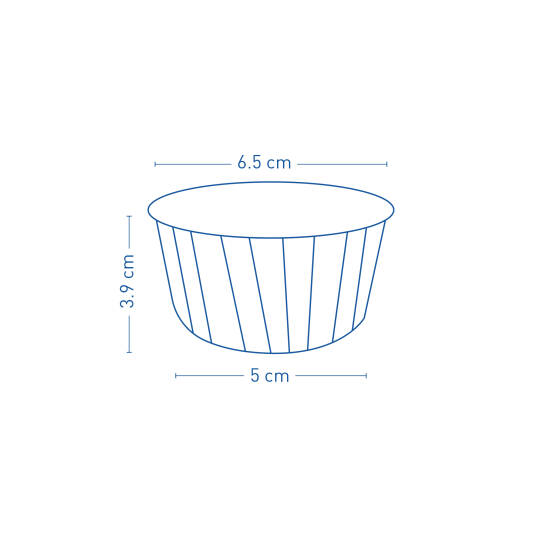 Roll-up Muffin Kek Kapsülü Tavşan Desenli Sarı 30 Paket x 50 Adet - 2