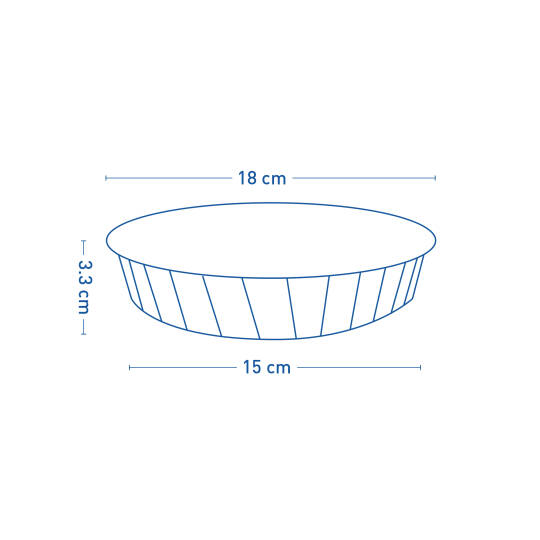 Roll-up Muffin Kek Kapsülü Yuvarlak Kraft Desenli 20 Paket x 25 Adet - 2