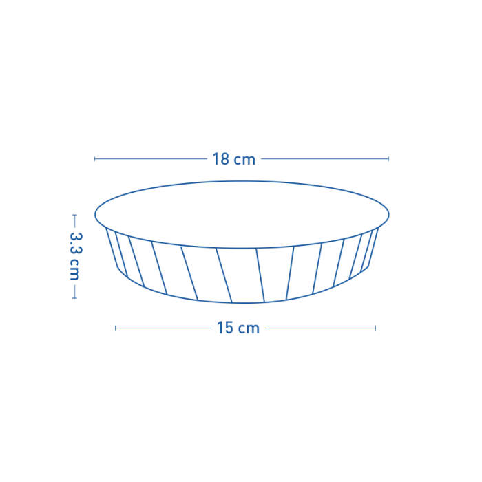 Roll-up Muffin Kek Kapsülü Yuvarlak Kraft Desenli 20 Paket x 25 Adet - 2