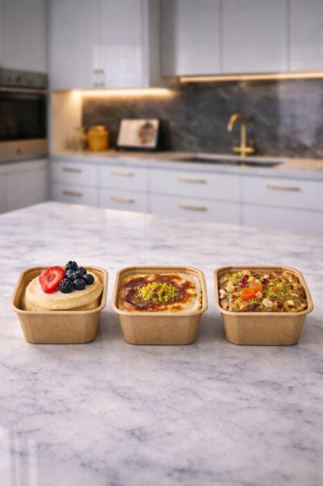Roll-up Muffin Kare Kraft Kek Kapsülü 30 Paket x 50 Adet - 1