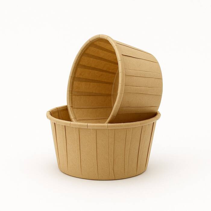Roll-up Muffin Kek Kapsülü Kraft Mini 30 Paket x 50 Adet - 1