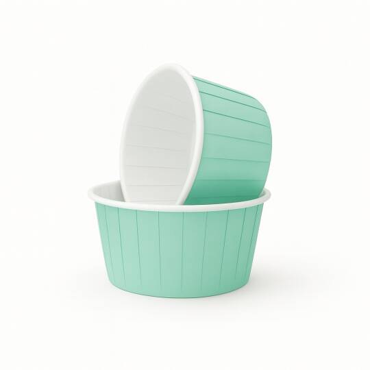 Roll-up Muffin Kek Kapsülü Mint Yeşili 30 Paket x 50 Adet