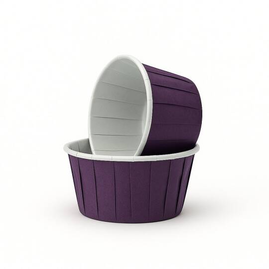 Roll-up Muffin Kek Kapsülü Mat Mor 30 Paket x 50 Adet