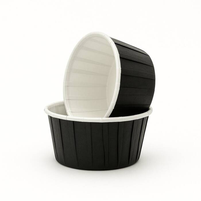 Roll-up Muffin Kek Kapsülü Siyah 30 Paket x 50 Adet - 1