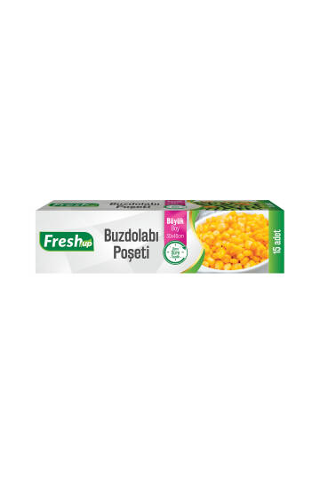 Fresh-Up Buzdolabı Poşeti 30 * 45cm Büyük Boy 100 Paket x 15 Adet