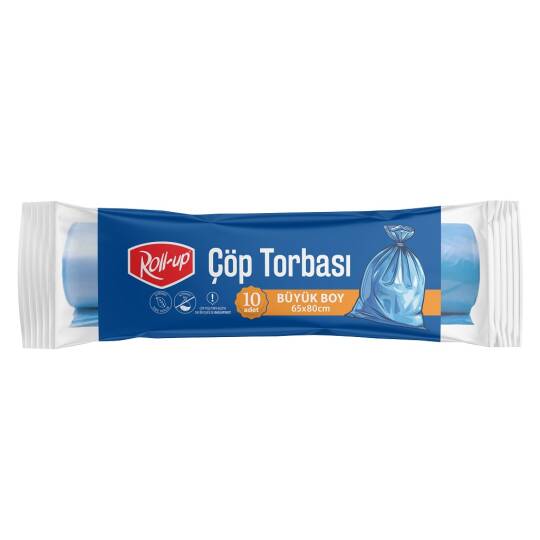 Roll-up Çöp Torbası Büyük Boy 65*80 cm 20 Paket x 10 Adet