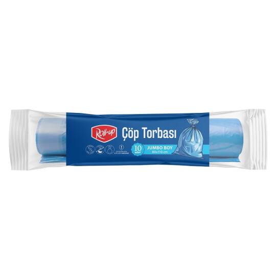Roll-up Çöp Torbası Jumbo Boy 80*110 cm 20 Paket x 10 Adet