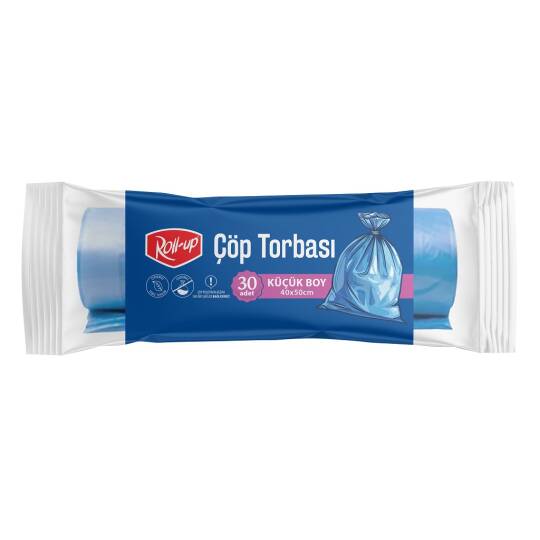 Roll-up Çöp Torbası Küçük Boy 40*50 cm 25 Paket x 30 Adet