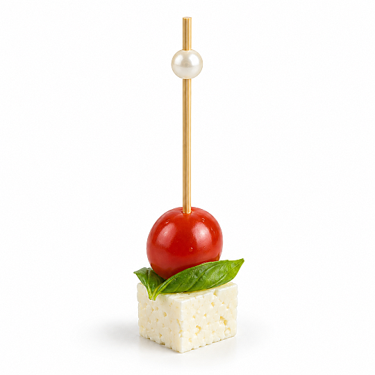 Roll-Up İnci Top Dekoratif Bambu Kürdan 12 cm 50 Adet x 50 Paket – Koli - 2