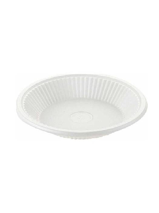 Roll-up Ekonomik Plastik Tabak Pizza Boy 21 cm 20 Paket x 100 Adet - 1