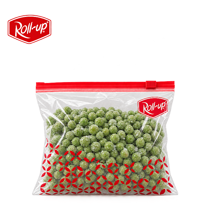 Roll-Up Fermuarlı Buzdolabı Poşeti 1 Litre 10 Adet | 24 Paket – Koli - 1
