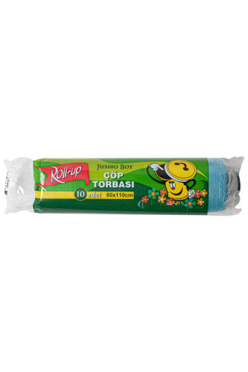 Roll-up Çöp Torbası Jumbo Boy 80*110 cm 25 Paket x 10 Adet
