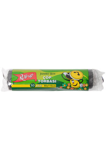 Roll-up Çöp Torbası Jumbo Boy 80*110 cm 25 Paket x 10 Adet