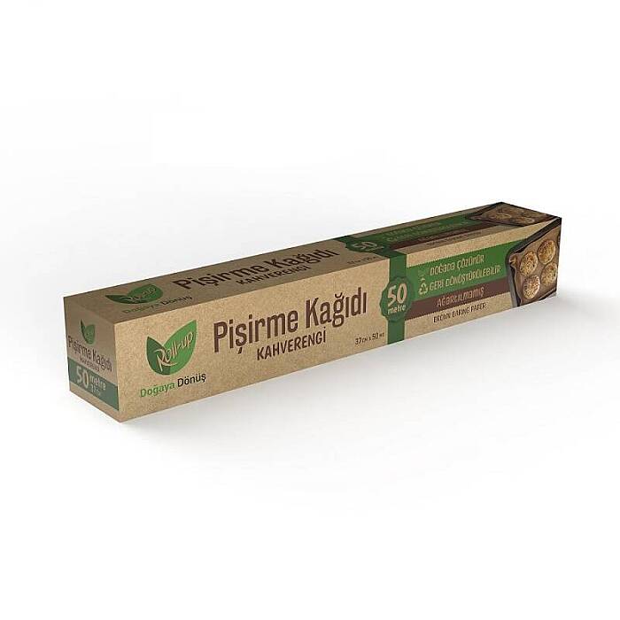 Roll-up Kahverengi Pişirme Kağıdı 16 Paket x 37cm x 50 m - 1