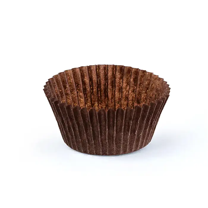 Roll-up Muffin Kek Kapsülü Kahverengi İnce 50 Paket x 100 Adet - 1