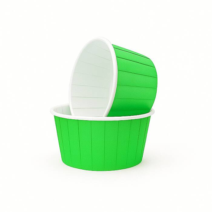 Roll-up Muffin Kek Kapsülü Yeşil 30 Paket x 50 Adet - 1