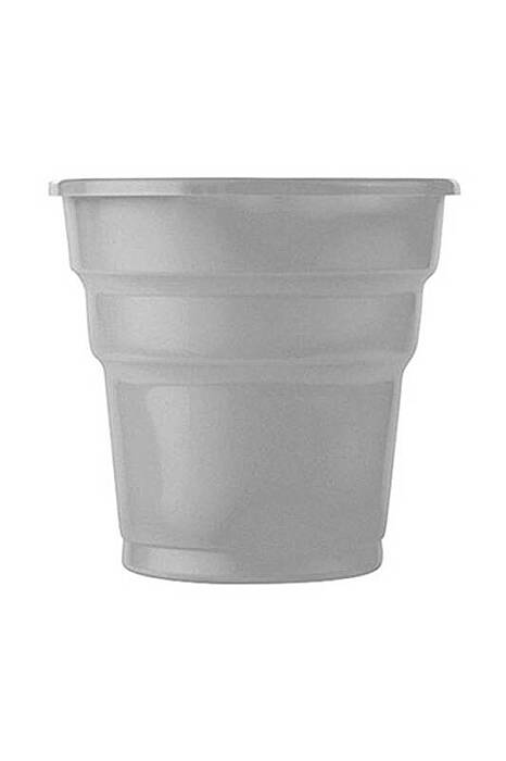 Roll-up Plastik Meşrubat Bardağı Gümüş 7 oz 20 Paket x 25 Adet - 1
